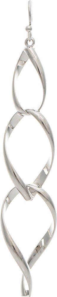 Silver Infinity Link Earrings (RJC)