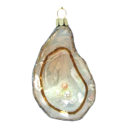 Oyster w/ Pearl Glass Ornament (D2D)