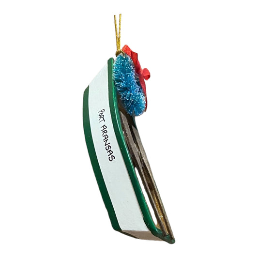 Boat w/ Port Aransas Ornament (CSI)