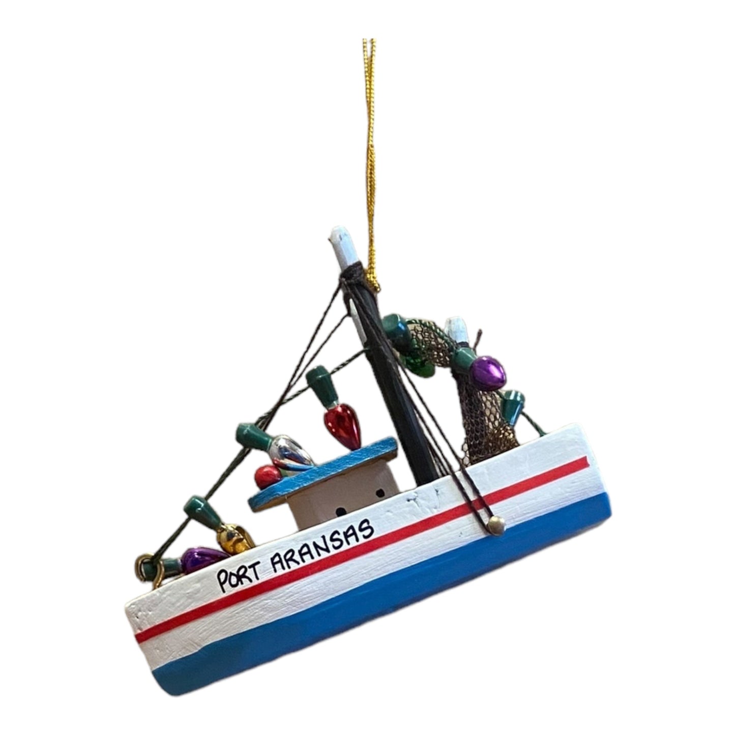 Shrimp Boat w/ Port Aransas Ornament (CSI)