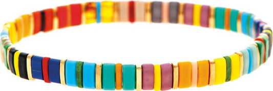 Multicolor Shell Bead Bracelet (RJC)