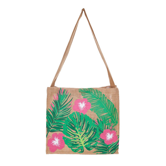 Jute Bag w/ Palm (B2CS)