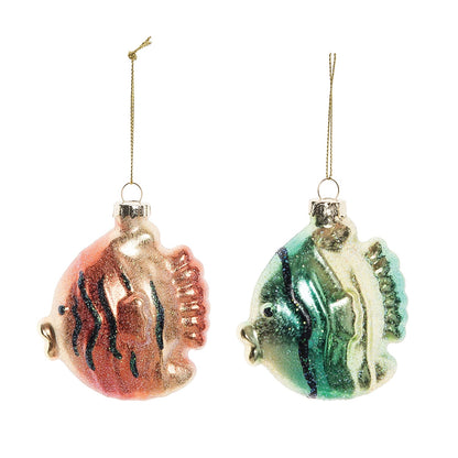 Glass Tropical Fish (various colors) Ornament (B2C)