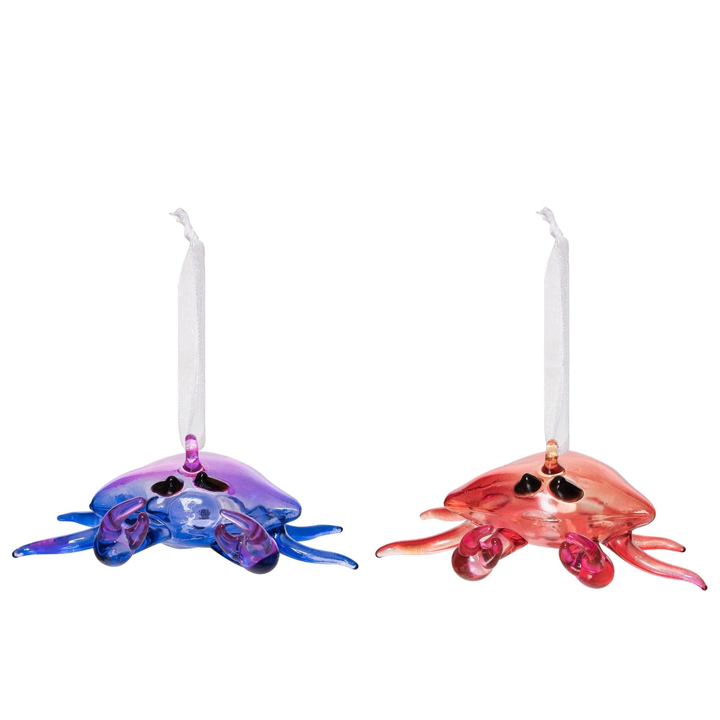 Glass Crab Ornament (B2C)