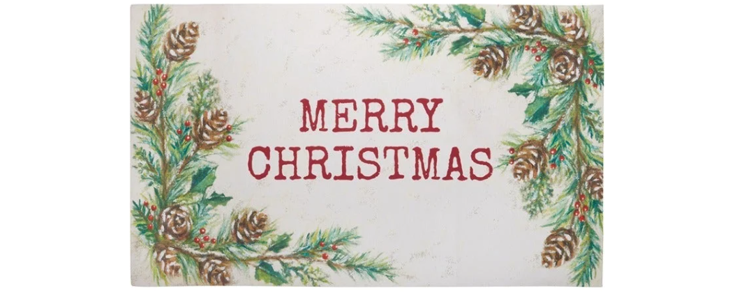 Merry Christmas Entrance Mat  20x34 (PbK1)