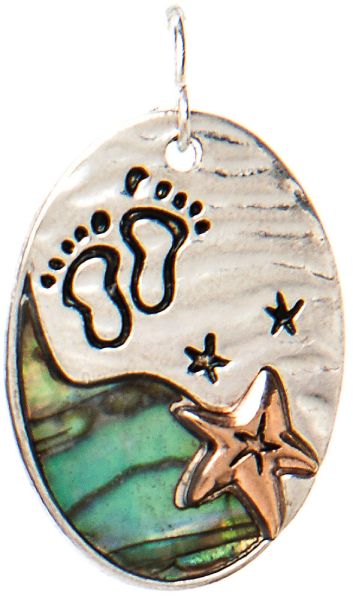 Foot Prints in the Sand Earrings (RJC)