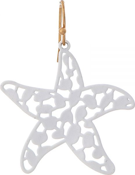 White Starfish Earrings (RJC)