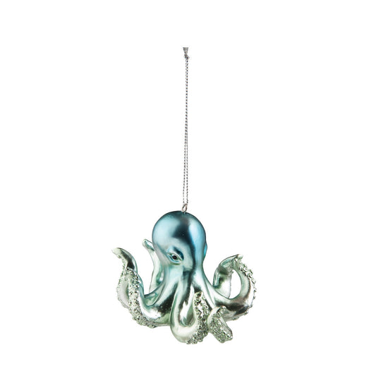 Iridescent Octopus Ornament (GII)