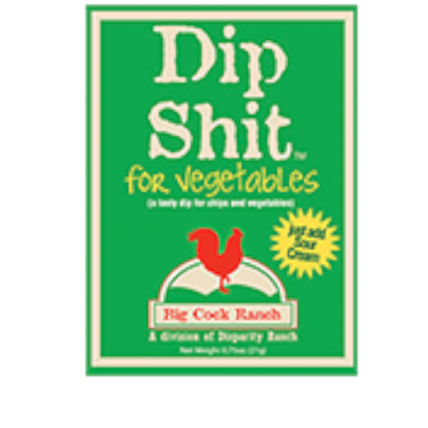 BCR Dip Shit for Vegetables .75 oz