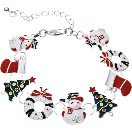 Stockings and Trees Bracelet Christmas (RJC)