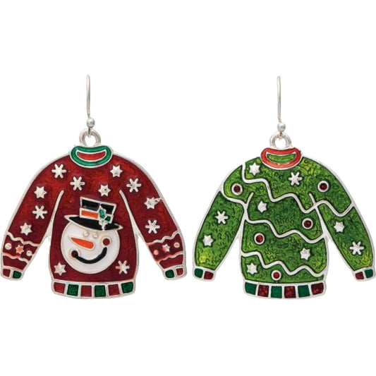 Ungly Sweaters Earrings Christmas (RJC)